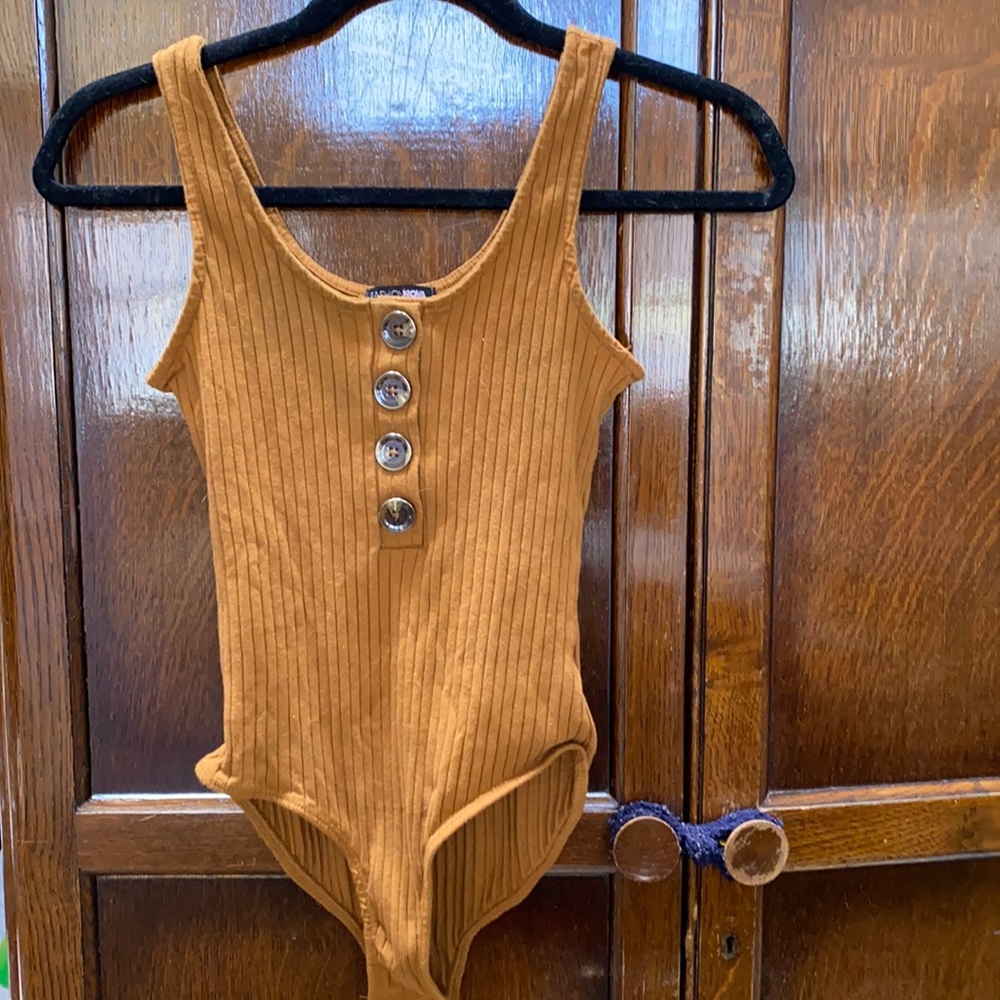 Fashion Nova Brown Bodysuit